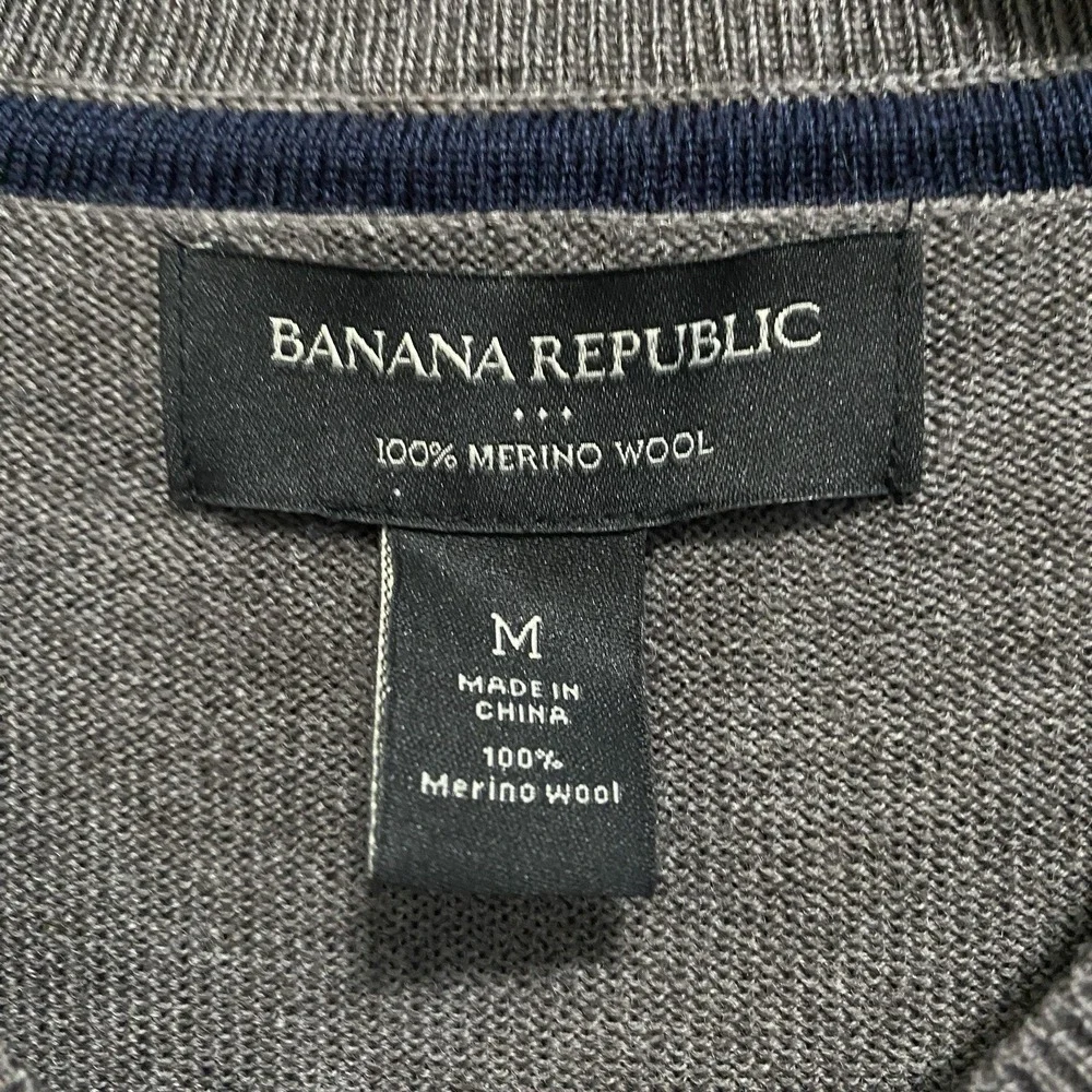 NEW Banana Republic Argyle Merino Wool Sweater Mens Medium Brown Preppy Academia